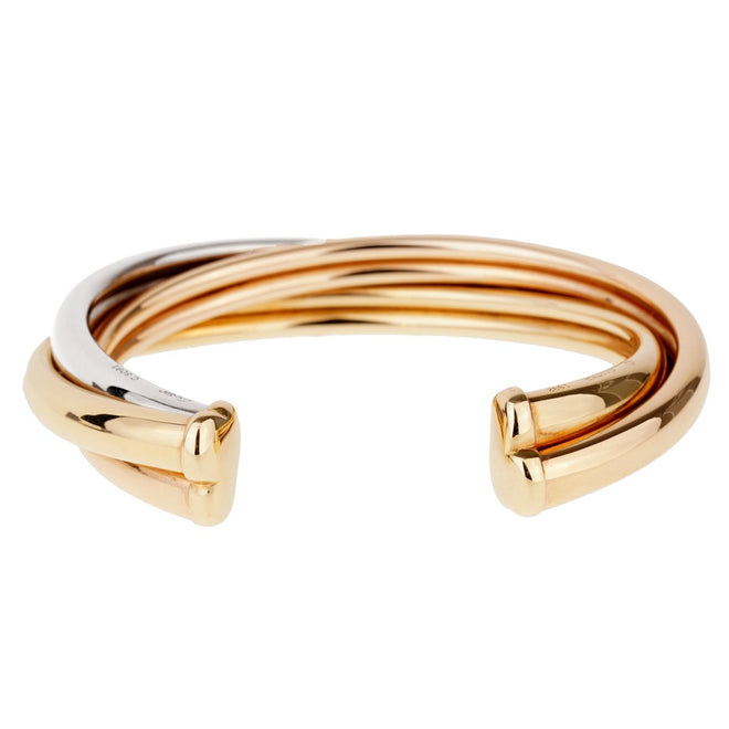 Cartier Trinity Gold Cuff Bangle Bracelet 0001062