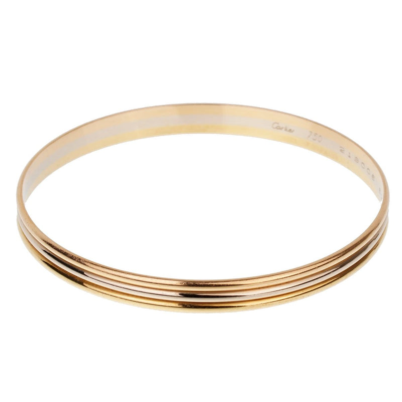 Cartier Trinity Slip On Gold Bangle Bracelet 0001873