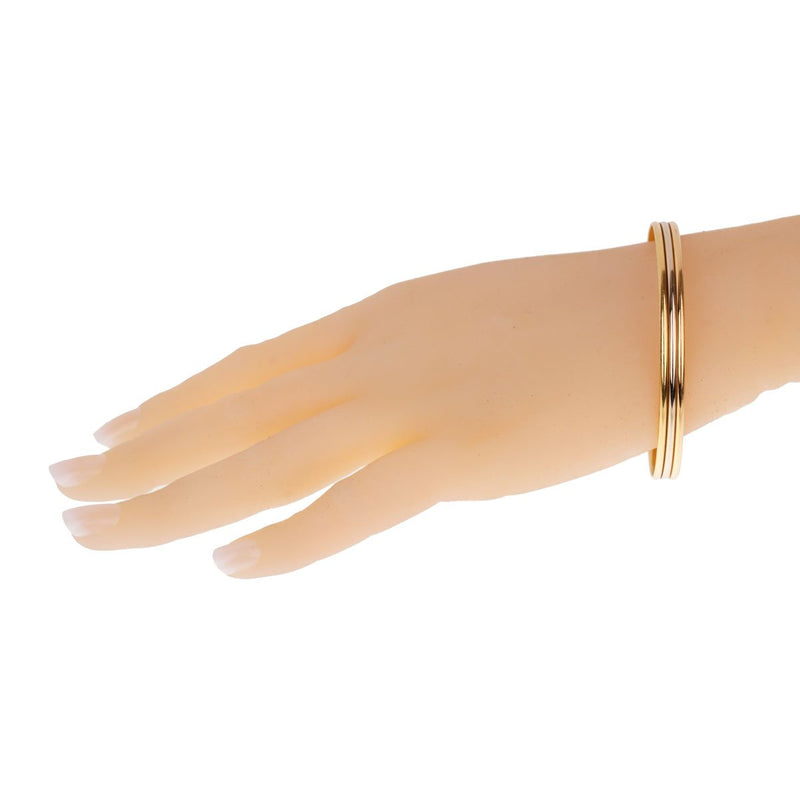 Cartier Trinity Slip On Gold Bangle Bracelet 0001873