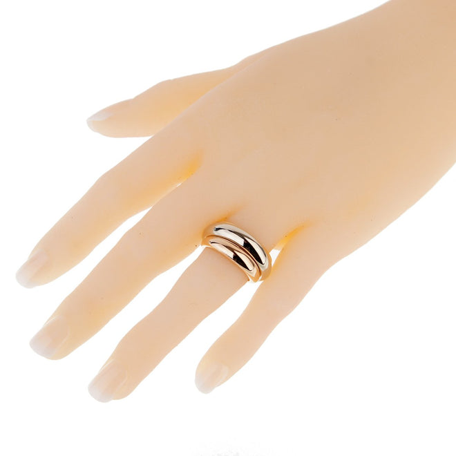 Cartier Trinity Tri Color Vintage Gold Ring 0001059