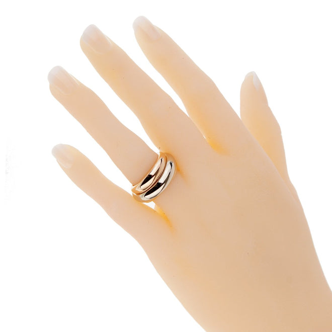 Cartier Trinity Tri Color Vintage Gold Ring 0001059