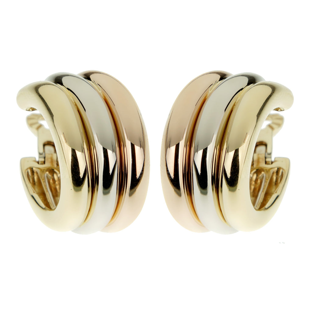 Cartier style hoop earrings hotsell