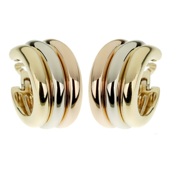 Cartier tri deals color earrings