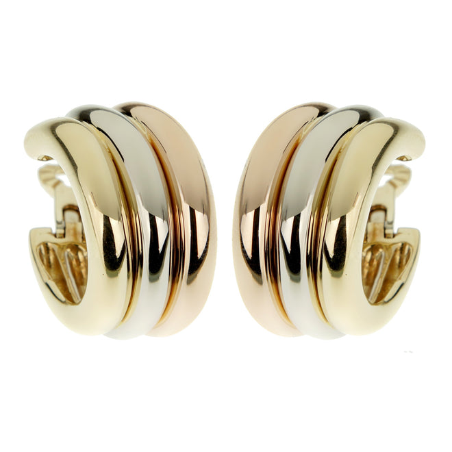 Gold hoop earrings cartier hot sale