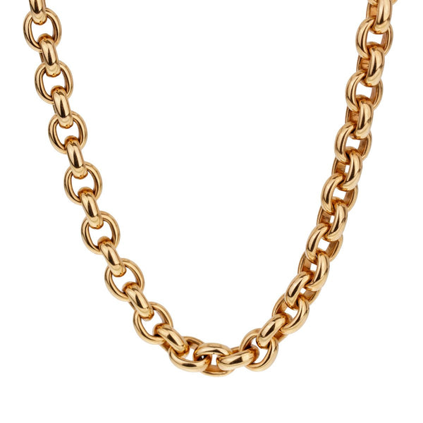 Cartier Vintage Cable Link Yellow Gold Necklace 0002014