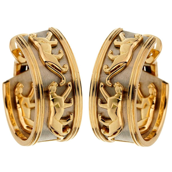 Cartier sales gold earrings