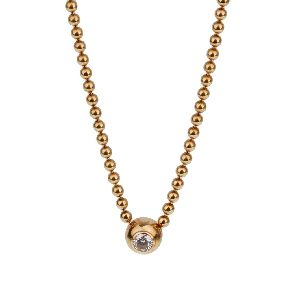 Cartier solitaire diamond necklace new arrivals