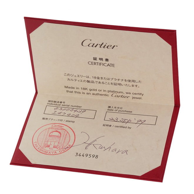 Cartier Vintage Solitaire Diamond Gold Pendant Necklace 0001833