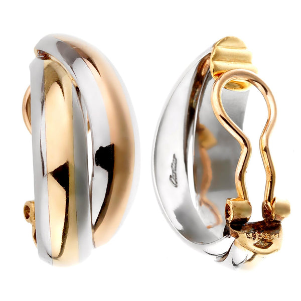 Cartier Trinity Bangle Multitone Gold Bracelet – Opulent Jewelers