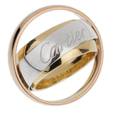 Cartier Vintage Trinity Tri Color Band Ring 1mansku1050