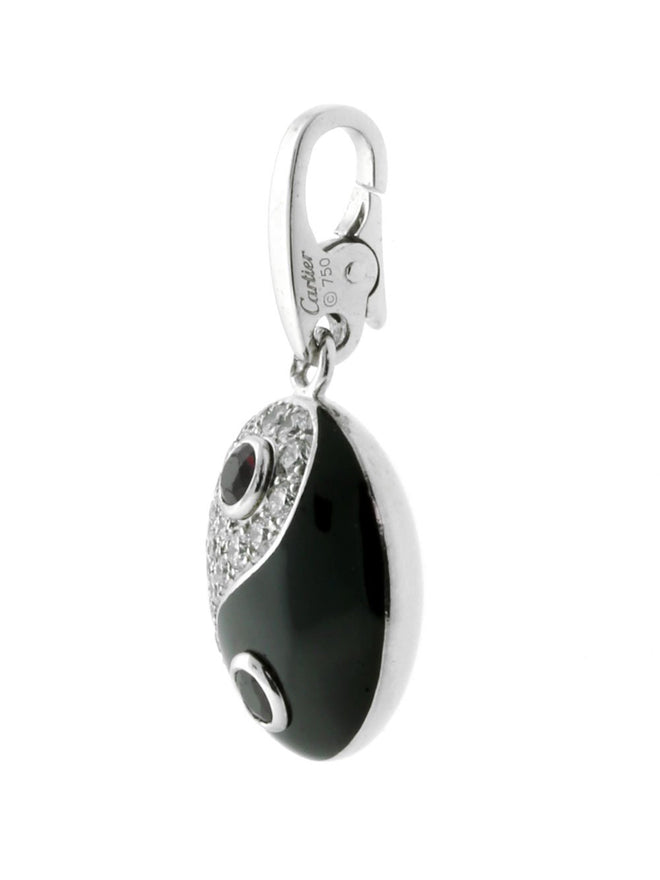 Cartier Yin Yang Diamond Charm Pendant CRT10005