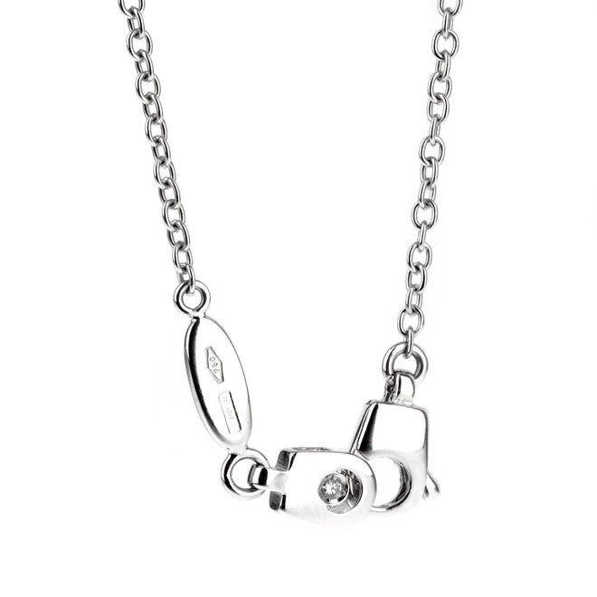Casella Diamond White Gold Cross Necklace 0000983