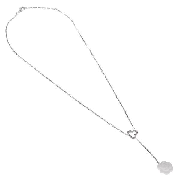 Chanel Camelia Diamond Drop Necklace 0002138