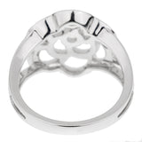 Chanel Camelia White Gold Diamond Cocktail Ring 0003297