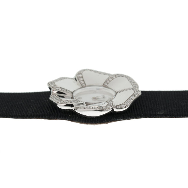 Chanel Camellia Diamond White Gold Watch