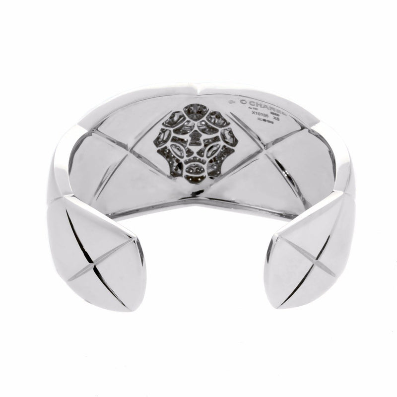 Chanel Coco Crush Diamond Cuff Bangle Bracelet 0000632