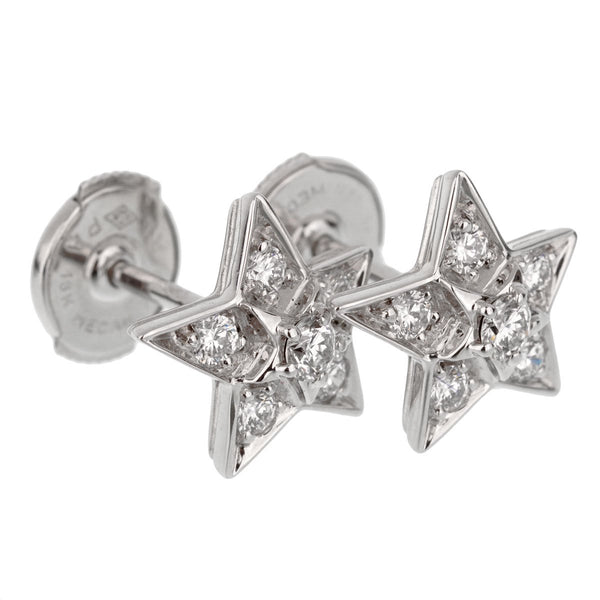 Chanel Comete Diamond White Gold Earrings 0002179