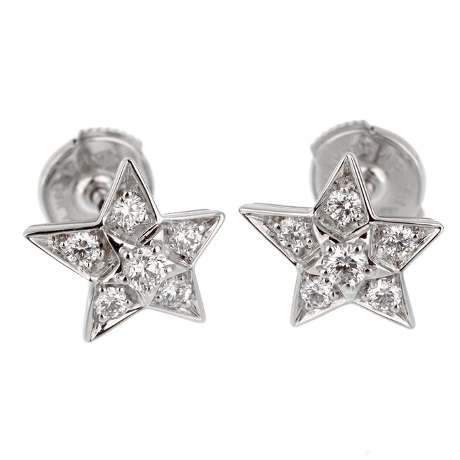 Chanel diamond on sale star earrings