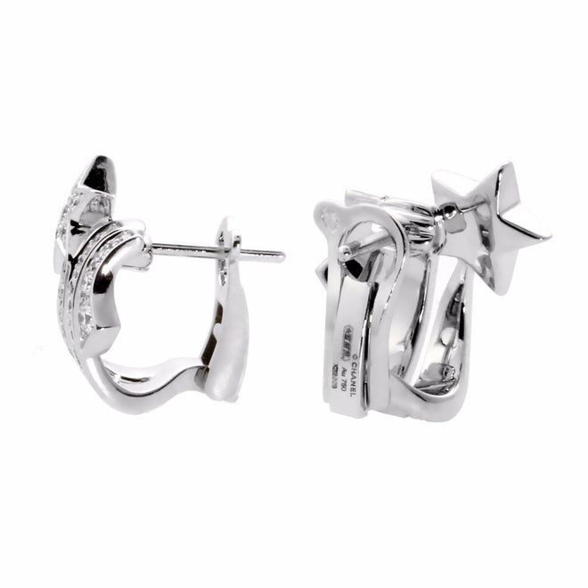 Chanel Comete Shooting Star Diamond Earrings 0000634