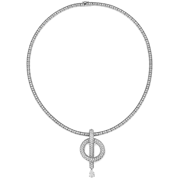 Chanel Diamond High Jewelry Pear Drop Necklace For Sale – Opulent Jewelers