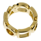 Chanel Shapes Yellow Gold Cocktail Ring Circa 1990s 1ch811