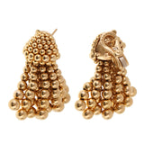 Chanel Vintage Gold Tassle Drop Earrings 0001756