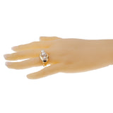 Chanel Vintage Yellow Gold Pearl Cocktail Ring Size 6 1/2 1ch5750