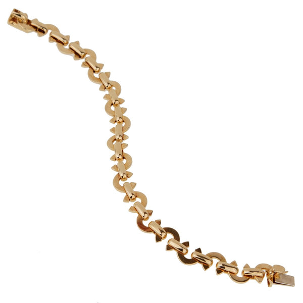 Chanel Yellow Gold C Charm Bracelet 0001081