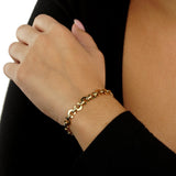 Chanel Yellow Gold C Charm Bracelet 0001081