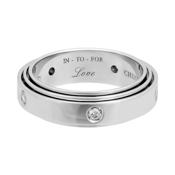 Chimento Diamond White Gold Band Ring 0000609