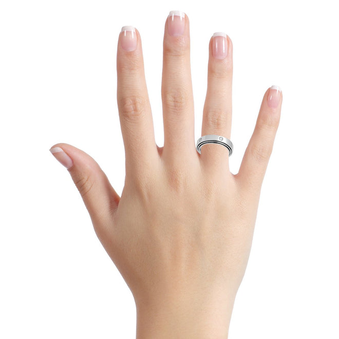 Chimento Diamond White Gold Band Ring 0000609