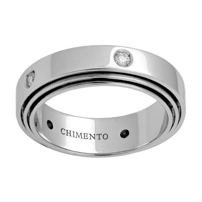 Chimento Diamond White Gold Band Ring 0000612
