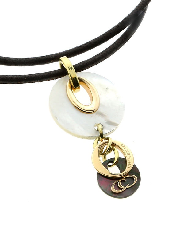 Chimento Mother of Pearl Multitone Gold Necklace 0000298