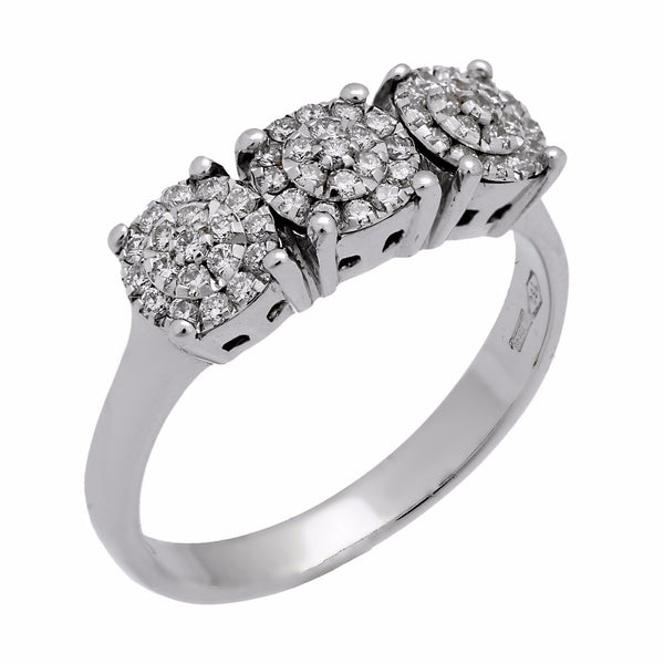 Chimento Past Present Future Round Diamond Ring 0000608