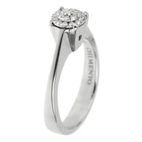 Chimento Pave Diamond Solitaire White Gold Ring 0000603