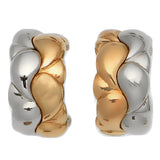 Chopard Casmir White & Yellow Gold Hoop Earrings 1bogb1301