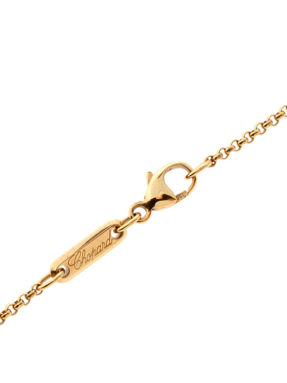 Chopard Chopardissimo Rose Gold Diamond Necklace 796580-5003
