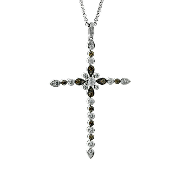 Chopard Diamond Cross White Gold Necklace 795279-1003 795279-1003