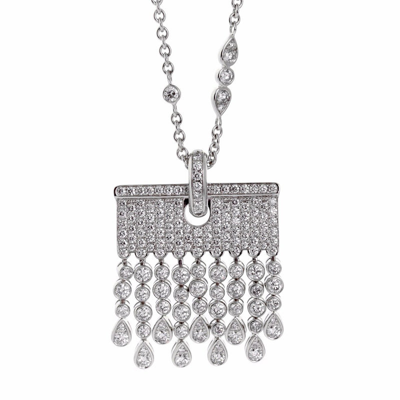 Chopard Diamond Tassel Drop Necklace 0000617