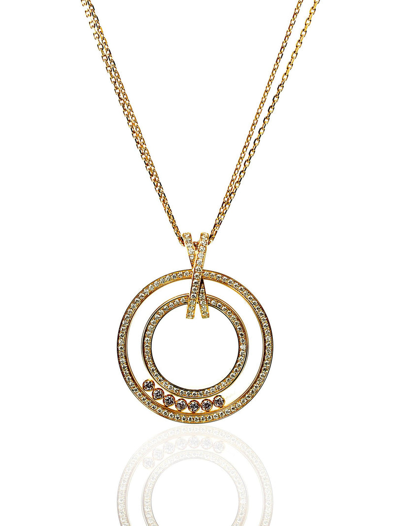 Chopard Happy Diamond 18kt Yellow Gold Necklace 796253-0001 796523-0001