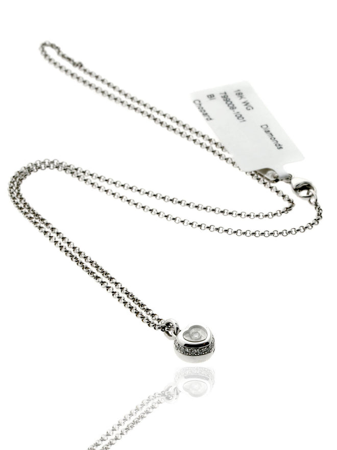 Chopard Happy Diamond Heart 18k White Gold Necklace 799008-1001 799008-1001(2)