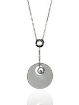Chopard Happy Diamond Necklace 18k Rose & White Gold 796481-9001-1 796481