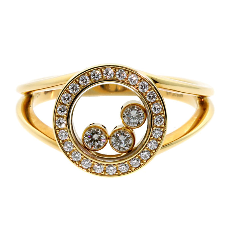 Chopard Happy Diamond Ring Gold Ring 823926-0110 CHP1778