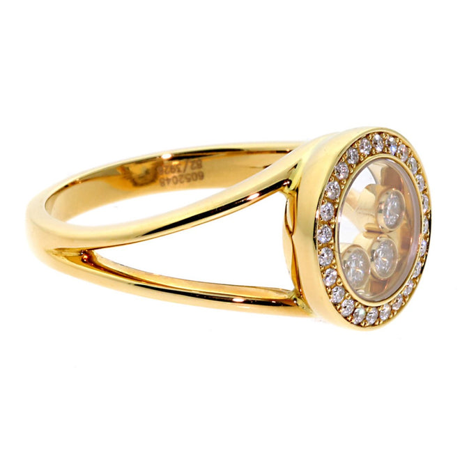 Chopard Happy Diamond Ring Gold Ring 823926-0110 CHP1778