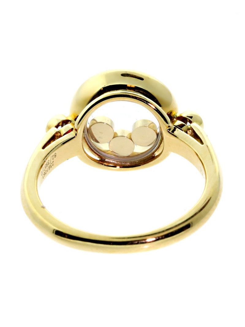 Chopard Happy Diamond Ring in 18k Yellow Gold 823957-0110 CHP6400