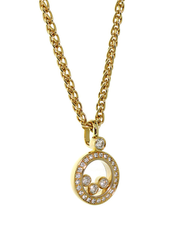 Chopard Happy Diamond Yellow Gold Diamond Necklace 793957-0001 CHP9111