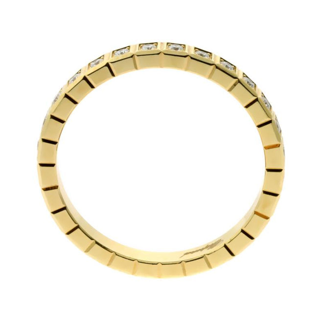Chopard Ice Cube Diamond Eternity Gold Ring 0000262