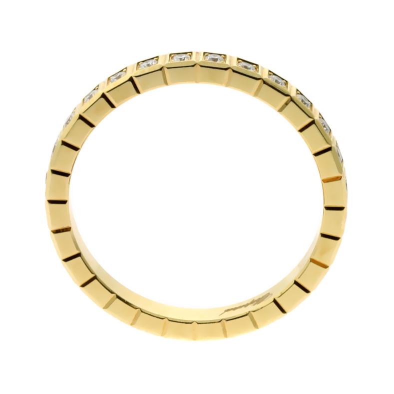 Chopard Ice Cube Diamond Eternity Gold Ring 0000262