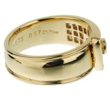 Christian Dior Yellow Gold Diamond Band Ring 16fga7sdy