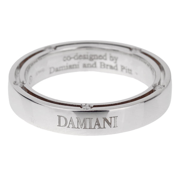 Damiani Brad Pitt White Gold Diamond Ring 0001974